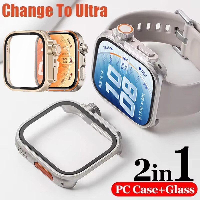 PC ป้องกันสําหรับ Huawei Watch Fit 5 Pro 5Pro Glass Screen Protector ฝาครอบ Hard SHELL กรอบกันชน + ฟิล์มสําหรับ Huawei Watch Fit 5 5Pro Fit5 Fit5Pro สมาร์ทนาฬิกา SHELL