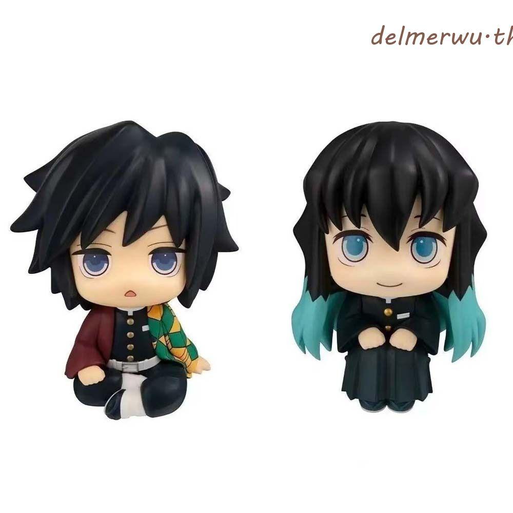 DELMERWU Tokitou Muichiro รุ่น, ตุ๊กตา PVC รุ่น Q Demon Slayer ตัวเลข, ของขวัญเด็ก 10 ซม.อะนิเมะอุปก
