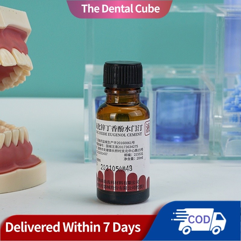 20 มล./ขวด Dental Zinc Oxide Eugenol Cement Zinc Oxide Clove Oil Cement