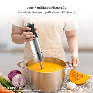 IWACHI เครื่องปั่นมือถืออเนกประสงค์ Hand Blender Set สำหรับบ บด ปั่น อาหาร ความจุ 300ML/700ML