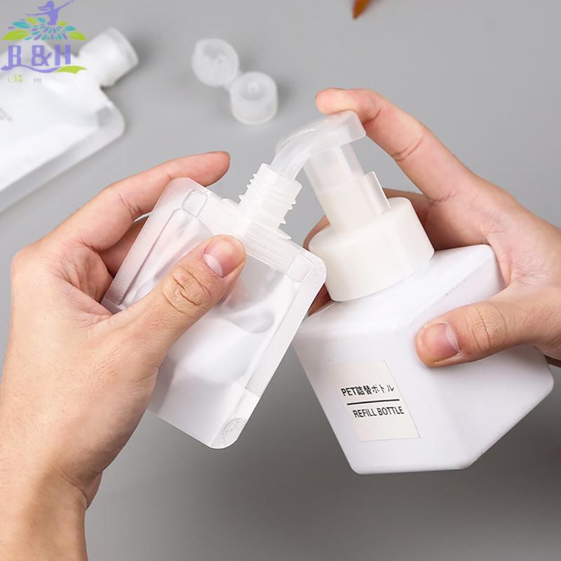 B&H Decing Makeup Fluid Bottle Packaging Bottle Portable Travel Bottle Cosmetic Packing Bag {vn}