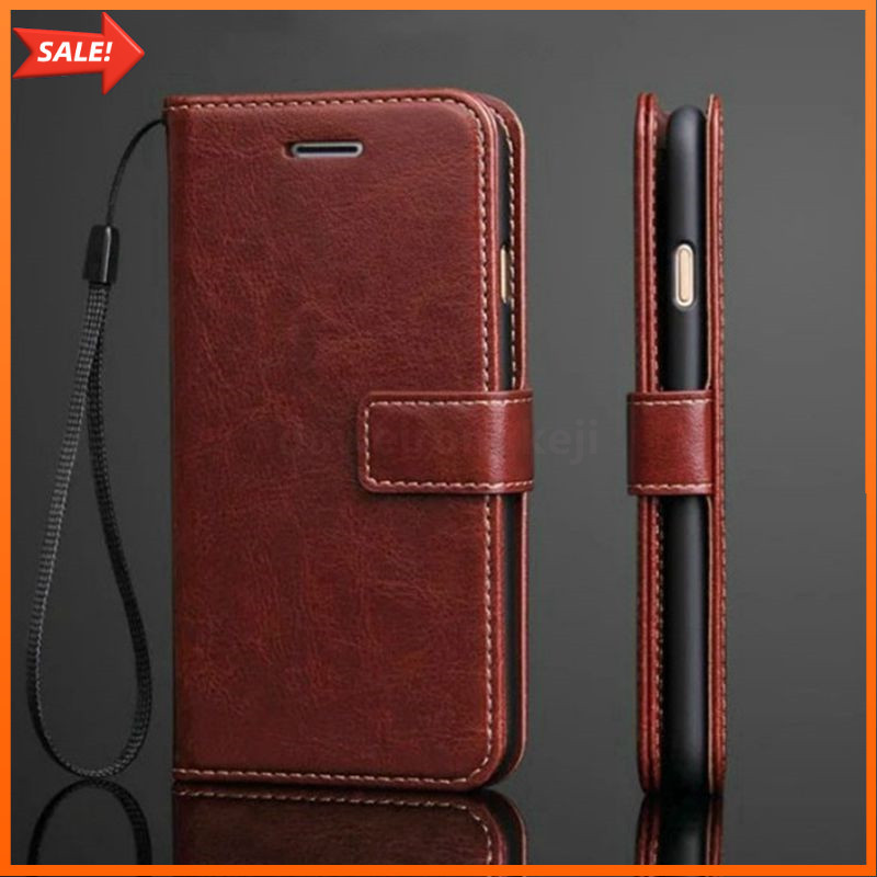 [FlipCase] เคสกระเป๋าหนัง ฝาพับ เคสเปิดปิด สำหรับ OPPO A60 F9 F7 A38 A18 A57 A77 A77S A12 A12E F1S F