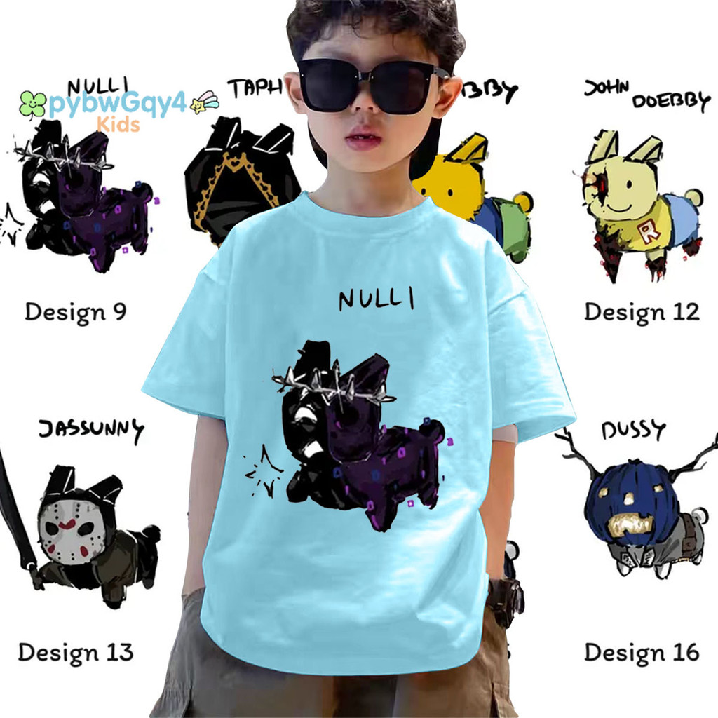 （Design 9）Roblox Shirt c00lkidd - Shedletsky Blame John - Gubby - Forsaken Two Time Roblox kids  T-S