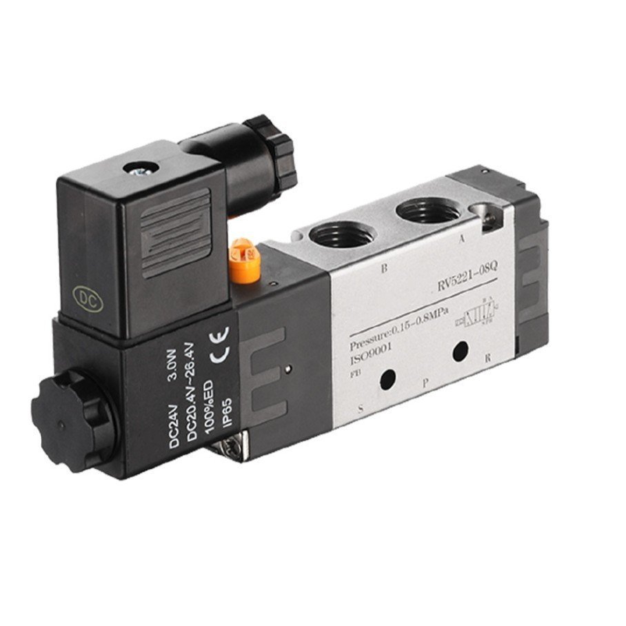 // วาล์วควบคุม (410N-06/ผู้ผลิต Pneumatic Five-Way) 4V110N310N Check Valve Solenoid Valve 210NM5 7KK