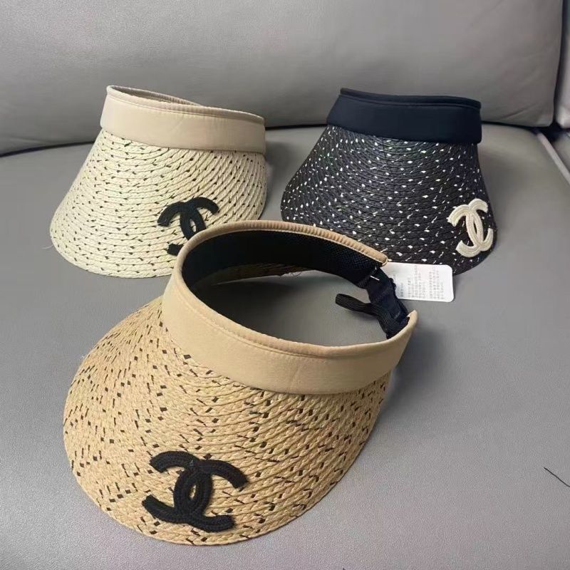 CHANEL2805 Summer Sunscreen All-Match Beach Sun Hat Hat Hat Hat