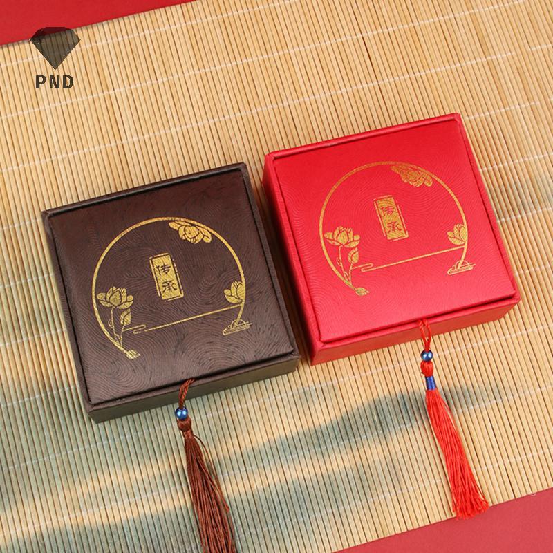 PND Vintage sel กล่องเครื่องประดับสร้อยคอหยกกําไลข้อมือสร้อยข้อมือจี้กล่องเก็บเครื่องประดับสไตล์จีนก