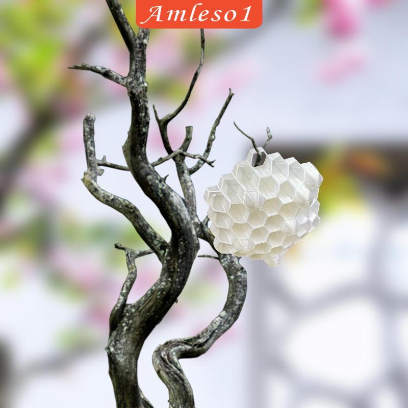 [Amleso1] Wasp Repellent แบบพกพา Weat Resistance Reusable Fake Wasp Agares Easy to Hang No Harm for 