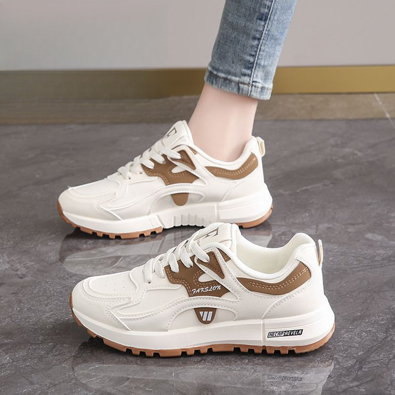 สุภาพสตรีน้ําหนักเบา อ่อนนุ่ม-พื้นรองเท้า กันลื่นดูดซับแรงกระแทกขนาด 40 สีฟ้ารองเท้าผ้าใบลําลอง