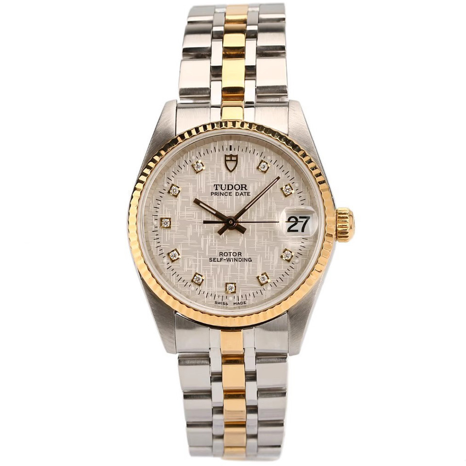 Tudor Tudor Prince และ Princess Series 18K Gold Original Diamond Automatic Mechanical Unisex Watch 7