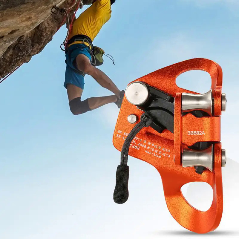 Excellent Press Type Climbing Hand Ascender Durable Chest Ascender Climbing Tree Rock Chest Ascender