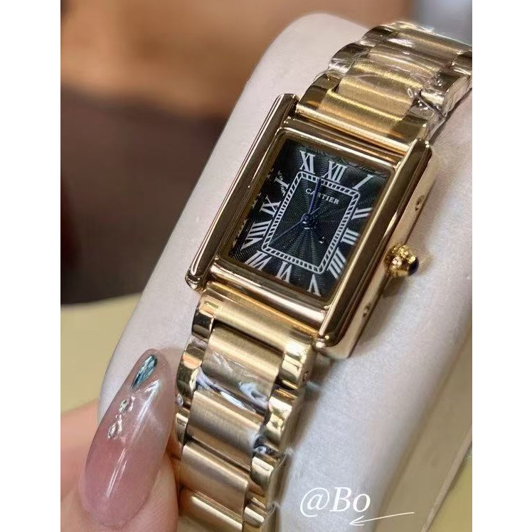 CARTIER CARTIER Must-Have Classic Quartz Movement Womens Watch Rui Watch Black Dial Stainless Steel 