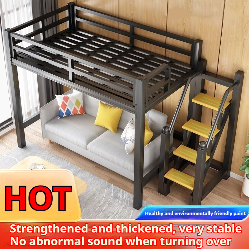 Queen size bed Small loft bed for adults and children Bunk bed King size bed Katil Loteng 阁楼床/双层床