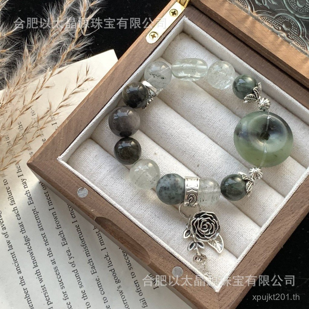 ลูกปัดคริสตัลสีเขียว Wilderness Source Original สำหรับทำสร้อยข้อมือและเครื่องประดับ