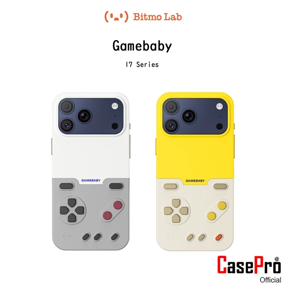 BITMO LAB Gamebaby เคสกันกระแทกพร้อมGameControllerกดได้เกรดพรีเมี่ยม เคสสำหรับ iPhone17Pro/17Promax (New)