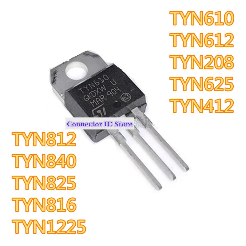 1-5PC นําเข้า thyrtor ทรานซิสเตอร์ mos TYN610 TYN612 TYN208 TYN625 TYN412 TYN812 TYN840 TYN825 TYN81
