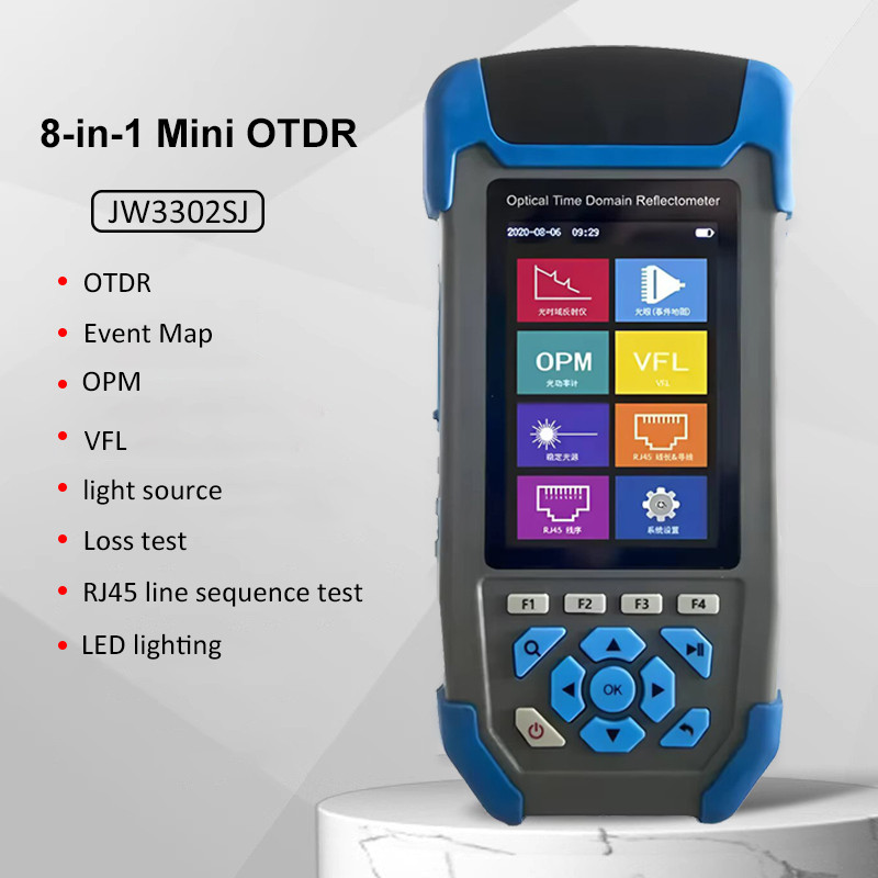 คุณภาพสูง FTTH 60km สมาร์ท OTDR 1310Nm/1550Nm มือถือ RS เครื่องทดสอบไฟเบอร์ออปติก Exfo PON Otdr สนับ