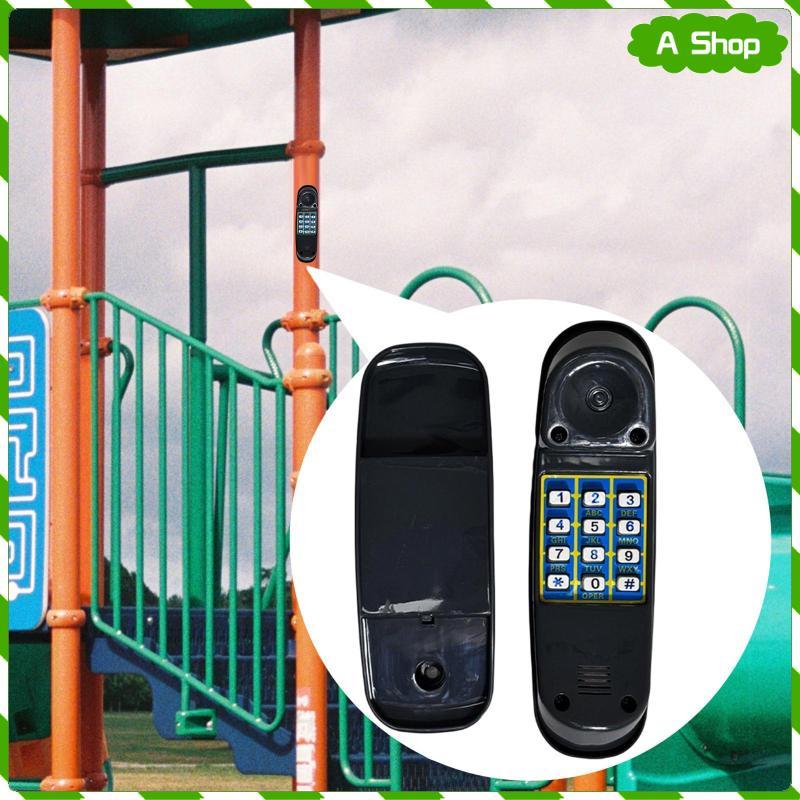 [Wishshopeeljj] Swing Set Phone Outdoor with Numeric Key Toy Phone for Boys Girls