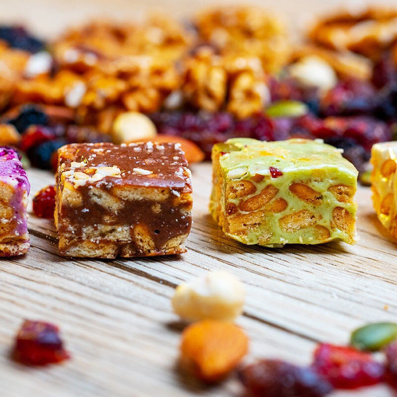 Snowflake Crisp Casual Snacks Pastry Nougat Soufflé Sachima Nougat Office Snack Factory goldie2th202