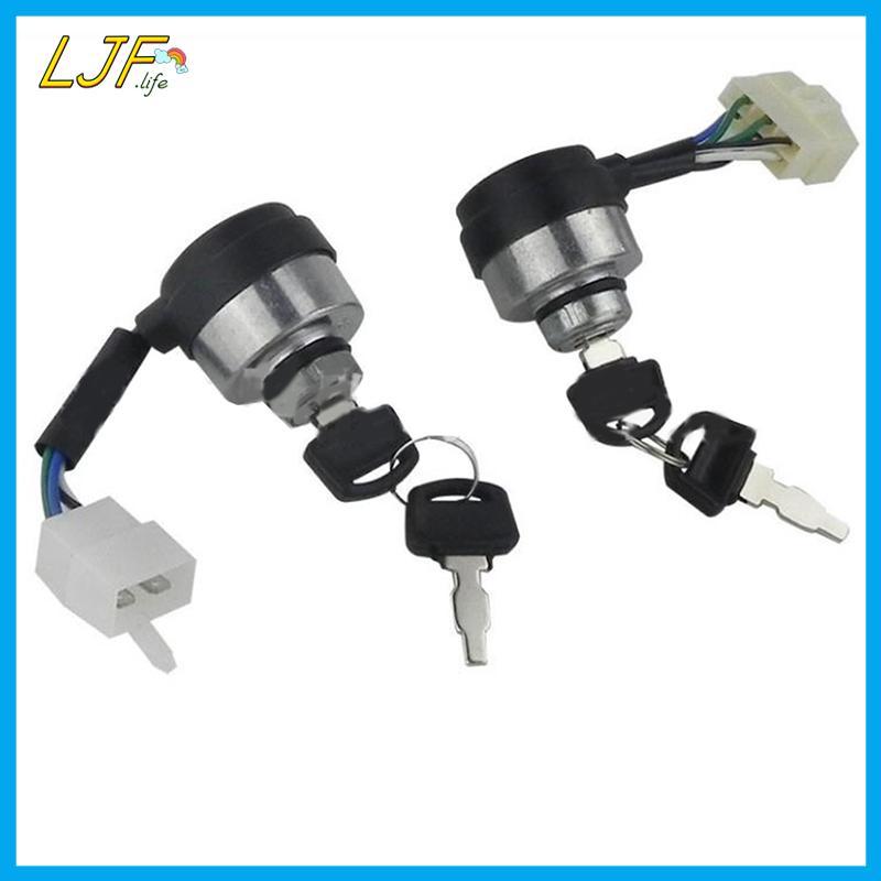LJF 4/6 สายไฟเครื่องกําเนิดไฟฟ้าเบนซินเริ่มต้น Key Lockbination สวิทช์สําหรับ 2-3KW 168F และ 5-8kw 1