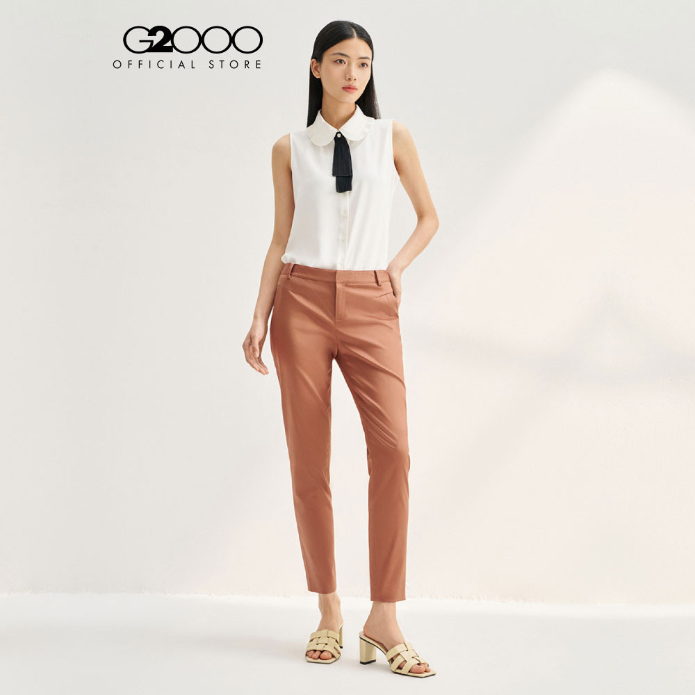 G2000 กางเกงขายาวสำหรับผู้หญิง ทรง Ankle Skinny Shape รุ่น 4126305838 ORANGE