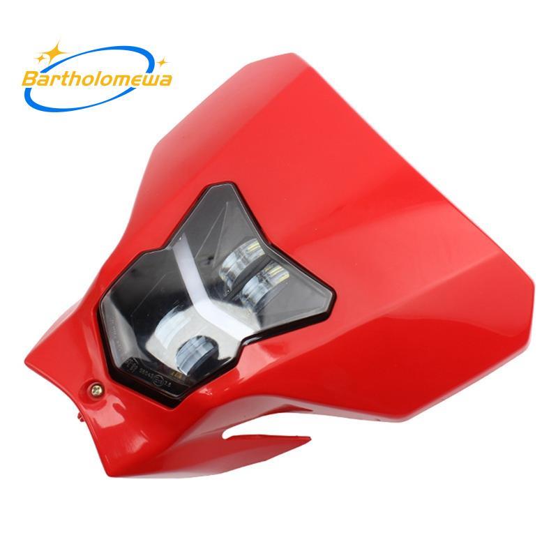 bartholomewaFor CRF 450L CRF450XR CRF 450 450XR 450 L XR รถจักรยานยนต์ LED ไฟหน้าไฟหน้าไฟวิ่งกลางวัน