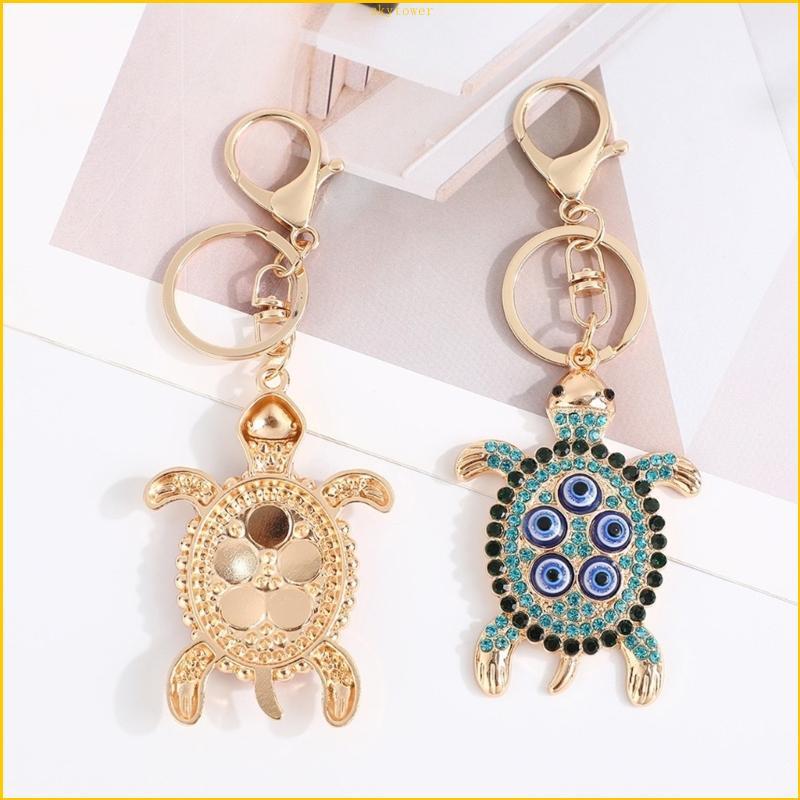 ST Protective Mystic Turtles Key Holder Resilient Alloy Spiritual Amulet แนวคิดการออกแบบขนาดกะทัดรัด