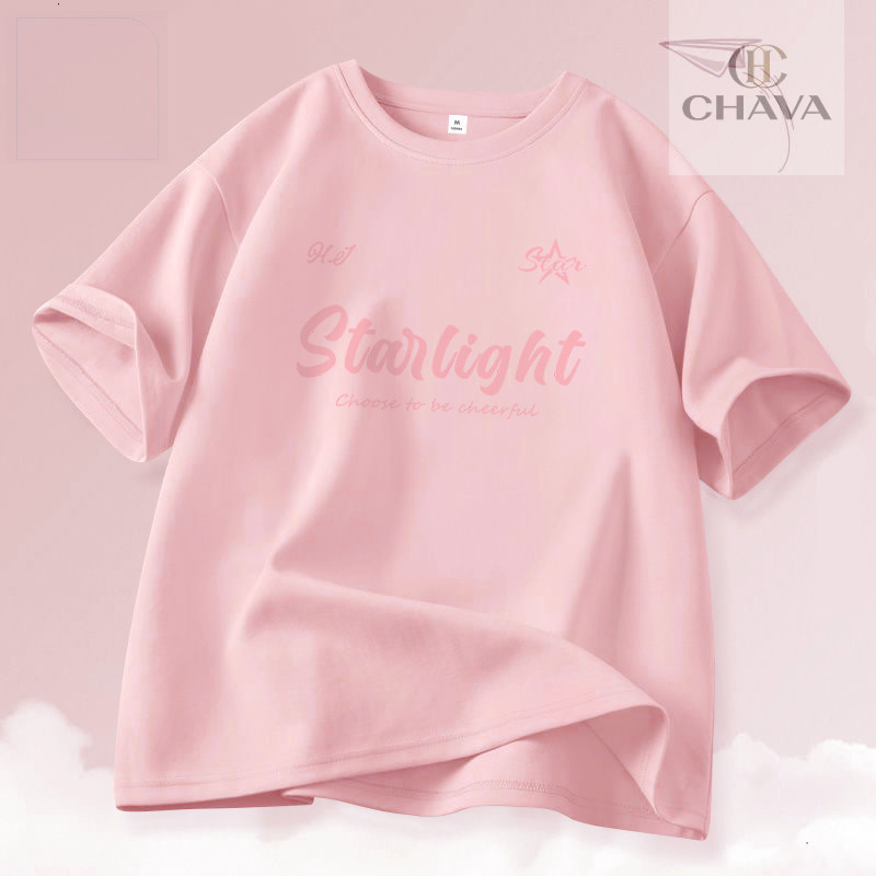เสื้อยืดแขนสั้นผ้าฝ้ายแท้สีชมพูสวยหวาน ใส่สบาย เหมาะสำหรับผู้หญิง สินค้าขายดีประจำฤดูร้อนปี 2025 เสื้อลำลองน่ารักๆ ราคา ถูกที่สุด ดีลบีเคเค แกลเลอรีภาพที่ 5