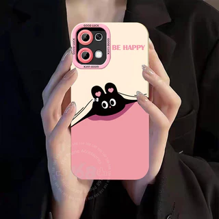 เคส OPPO A6 Pro 5G เคส OPPO A6X A6T A6S เคสน่ารักรูปกระต่าย ป้องกันแรงกระแทกพร้อมที่ป้องกันกล้อง หนังสายคล้องโทรศัพท์ ซิลิโคนด้านนุ่ม กันรอยนิ้วมือ