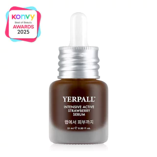Yerpall Intensive Active Strawberry Serum 15ml เยอร์พอล เซรั่มบำรุงผิวหน้า.