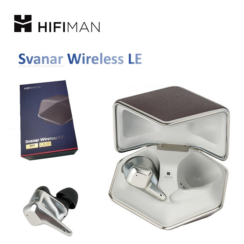 HIFIMAN SVANAR Wireless LE Noise Cancelling Bluetooth Earphone in-Ear Hi-Fi with Hymalaya DAC, Topol