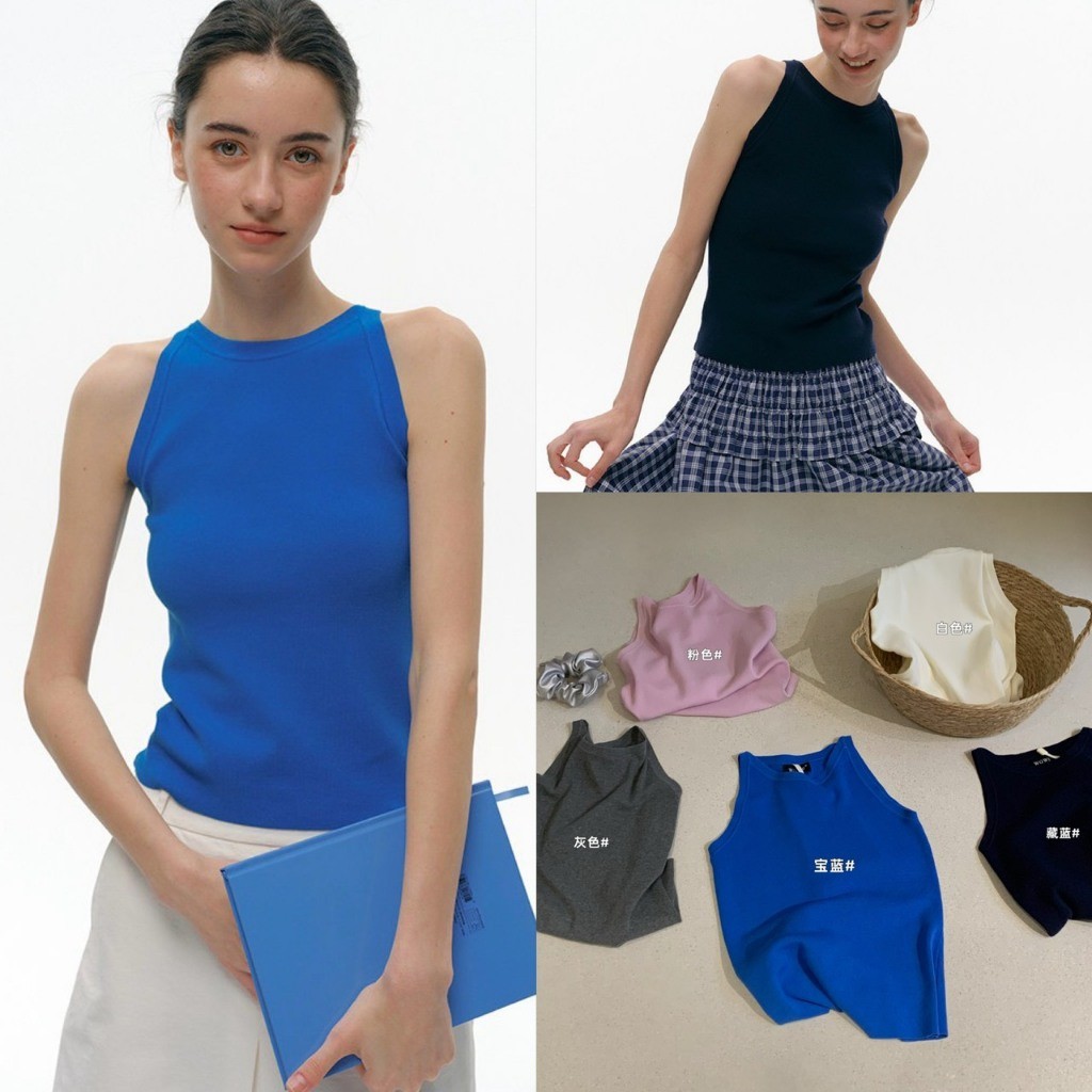 ❤ ❤ 🧵 🇰🇷 W9307 เสื้อกล้าม ผ้าทอเนื้อนิ่ม เก็บทรงสวย ทรงสวย ใส่แล้วดูดีมากๆค่า แฟชั่นเกาหลี TAG WG.WE 🧡