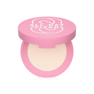 SASI All-Day Fixed Translucent Setting Compact Powder 4.5g แป้งอัดแข็งโปร่งแสง ศศิ ใช้เช็ตเมคอัพให้ติดทนตลอดวัน.