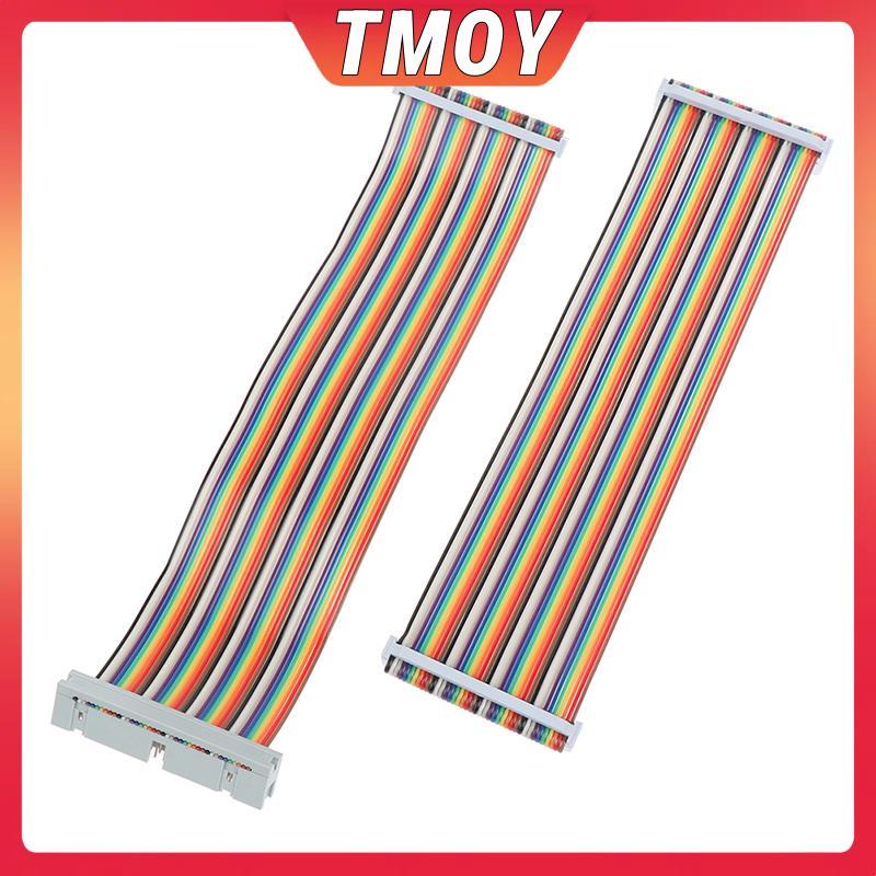 TMOY Raspberry Pi 40 Pin GPIO Cable Extension Wire สําหรับ Raspberry Pi 4B/3B GPIO Board TMOY