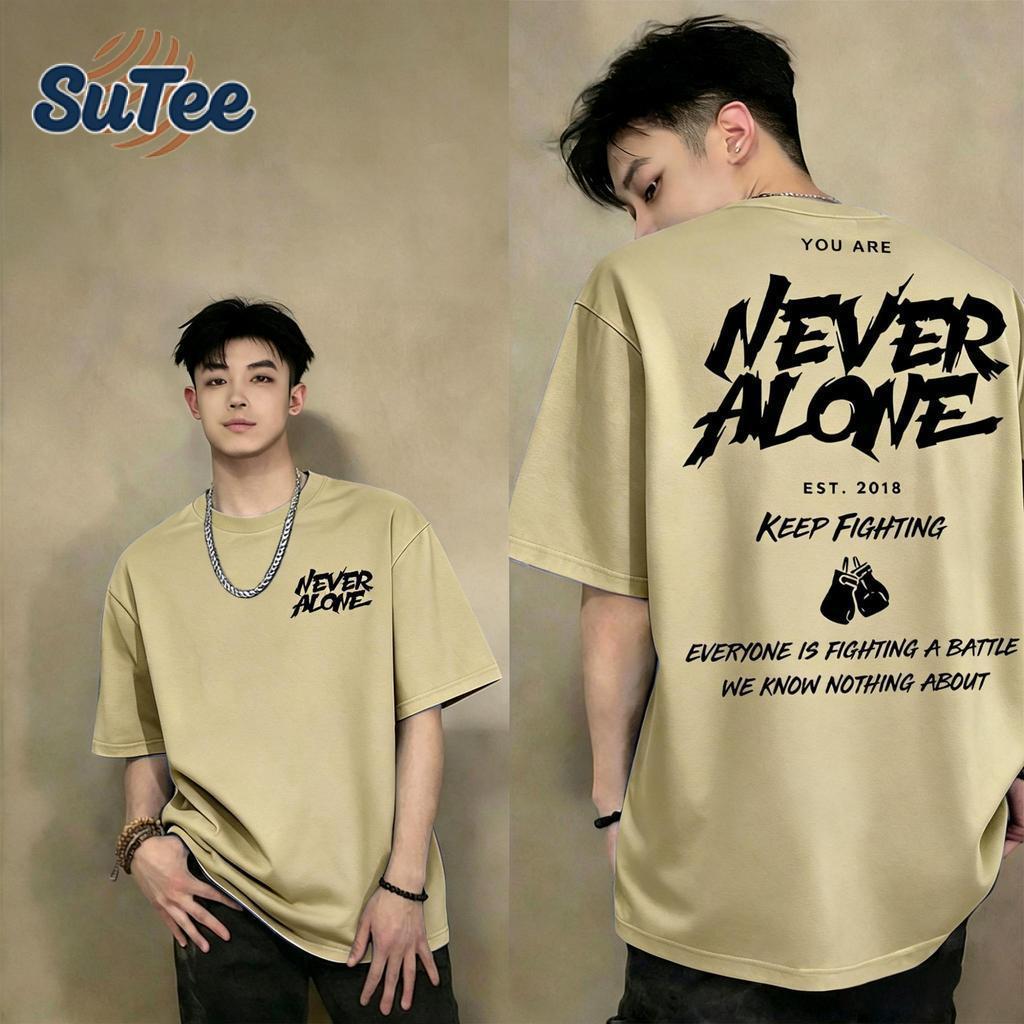 🌷Su.Tee🌷เสื้อน่ารัก เสื้อยืด oversize เกาหลี โคตรนุ่ม เนื้อผ้าฝ้ายผสมโพลีเอสเตอร์ ลาย "Dkk Bfo" สินค้าใหม่ 2026