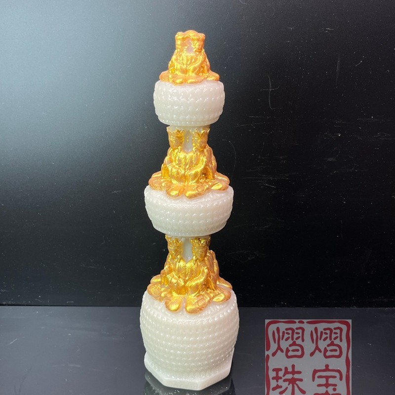Luminous Relic Pagoda เครื่องประดับ Quiet Guardian Relic Pagoda เครื่องประดับ Blessing Pagoda Hall บ