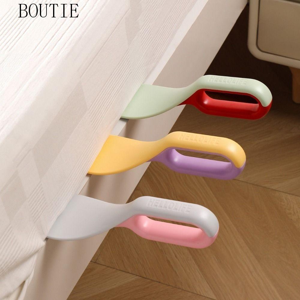 BOUTIE 2-in-1 ที่นอน Organizer, ประหยัดแรงงานด้วย Lint Remover ผ้าปูที่นอน Tucker, ทนทาน Ergonomic ที่มีประสิทธิภาพทําเตียง Helper เบาะโซฟา