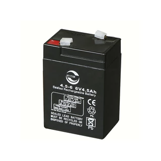 💥รับประกัน 1 ปี แบตเตอรี่ แห้ง 6V 4.5AH Battery ไฟฉุกเฉิน รถไฟฟ้าตาชั่ง สำรองไฟ UPS แบตเตอรี่รถเด็ก รถแบตเตอรี่ แบตเ