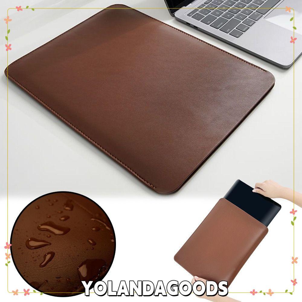 YOLANDAGOODS1 Laptop Sleeve Carring, Water and Splash Proof PU Leather Notebook , 13 14 15 นิ้วไมโครไฟเบอร์ซับกระเป๋าแล็ปท็อปสําหรับแล็ปท็อป Dell