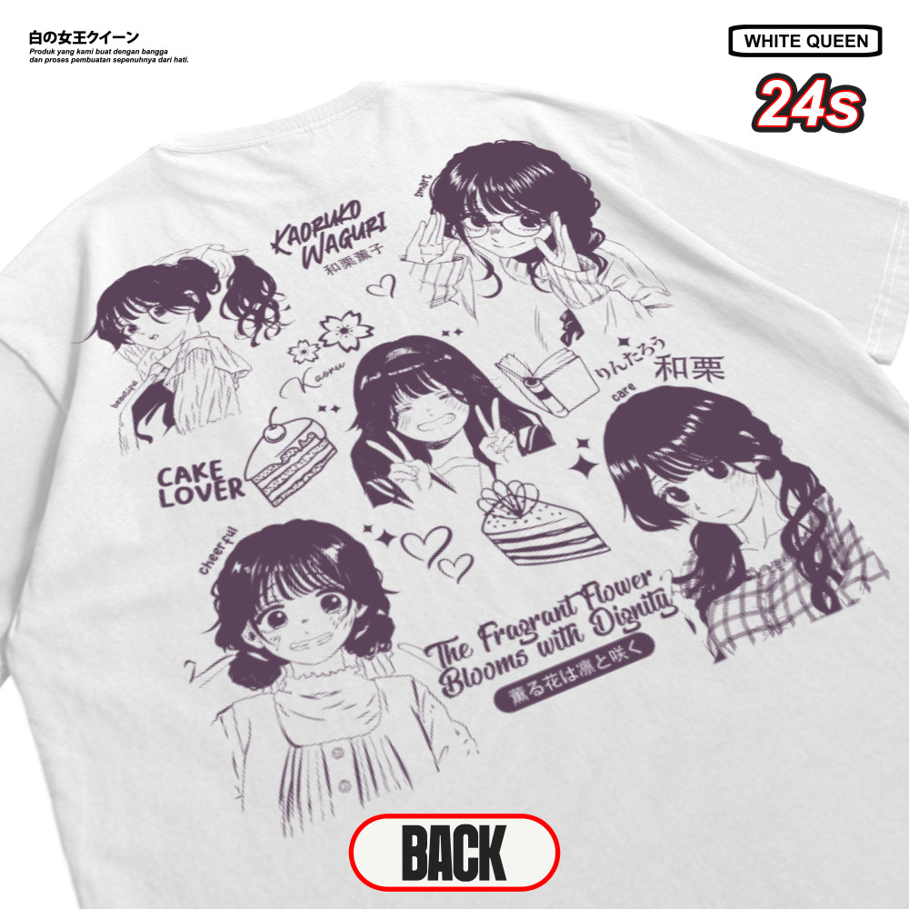 เสื้อยืด oversized / Waguri Kaoruko - Kaoru Hana Wa Rin To Pocket