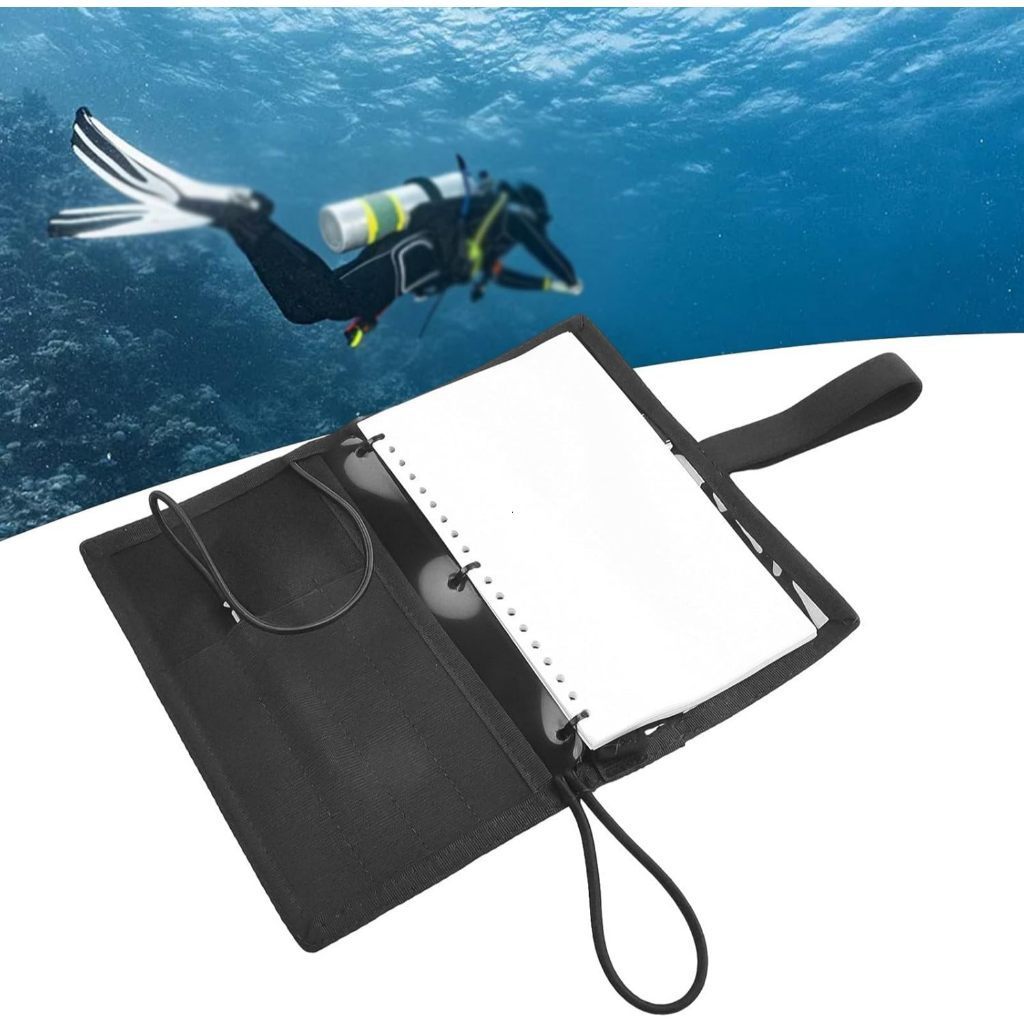 Underwater Notebook Scuba Diving Note Book Book Waterproof Paper Dairy พร้อมดินสอสำหรับทำโน้ตขนาดเล็กและมีน้ำหนักเบาง่าย
