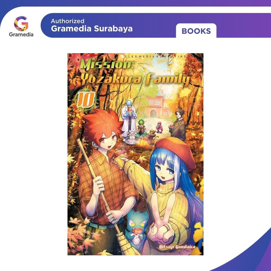 Gramedia Surabaya - Mission: Yozakura Family 10 (Hitsuji Gondaira)