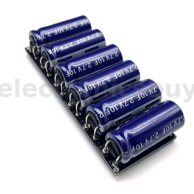 16V 1F/2F Faraday ตัวเก็บประจุโมดูล 2.7V 10F Supercapacitor พร้อมแผ่นป้องกัน