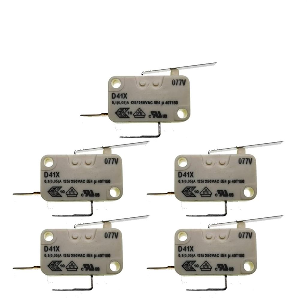 5PCS D41X ต้นฉบับใหม่เยอรมนีเชอร์รี่นําเข้า Micro Switch D41 0.1A250V 125-250VAC 5E4 40T150 (D41X A)