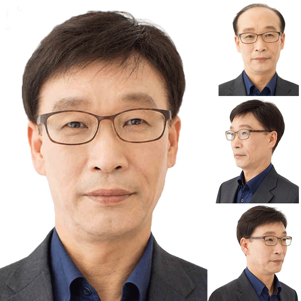 【จัดส่งภายใน 3 วัน】 วิกผมชายวัยกลางคนและผู้สูงอายุวิกผมชายสมจริงผมสั้น