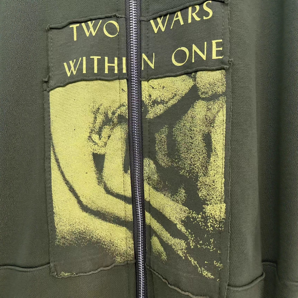 85CK ERD Melancholy Rich Second Generation Washed Vintage Zipper Hoodie VIBE Men's Loose Casual High