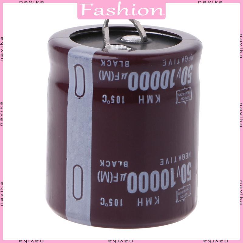 NAV 10000uF 50V 105°C Power Electrolytic Capacitor Snap Fit