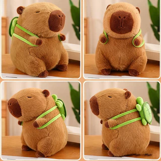 Oldlaiben 23/35/45cm หมอนตุ๊กตาเต่าคาปิบาราน่ารัก capybara ตุ๊กตาคาปิบาร่า คาพีบาร่า ของขวัญวันเด็ก