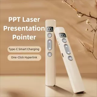 การประชุม ตัวชี้เลเซอร์คลิกเกอร์ 2.4GHz รีโมทอินฟราเรด ผู้นำเสนอ PPT อัจฉริยะ ปากกาคลิกเกอร์ไร้สาย สำหรับ PowerPoint