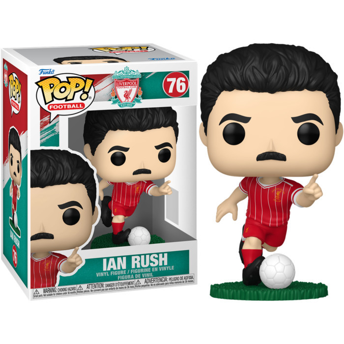 FUNKO ฟังโก้ป๊อป! ฟุตบอล : ลิเวอร์พูล เอฟซี #76 ของเล่นฟิกเกอร์ไวนิล Ian Rush