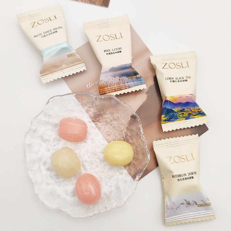 อังกฤษ ZOSLI ZOSLI Rose Lychee Flavour Candy ของว่างสํานักงานมะนาวชาดํารสขนมผลไม้ขนมแต่งงาน892251211